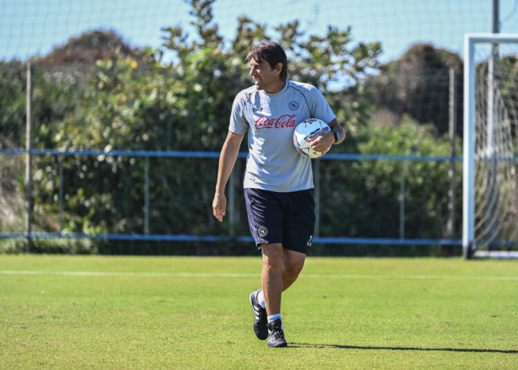 Napoli's head coach Antonio Conte