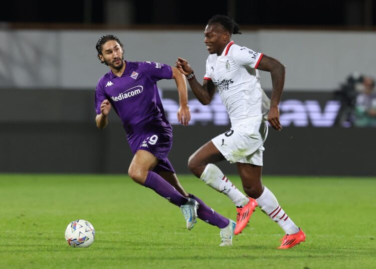AC Milan Rafael Leao Fiorentina Yacine Adli ياسين عدلي لياو ميلان فيورنتينا