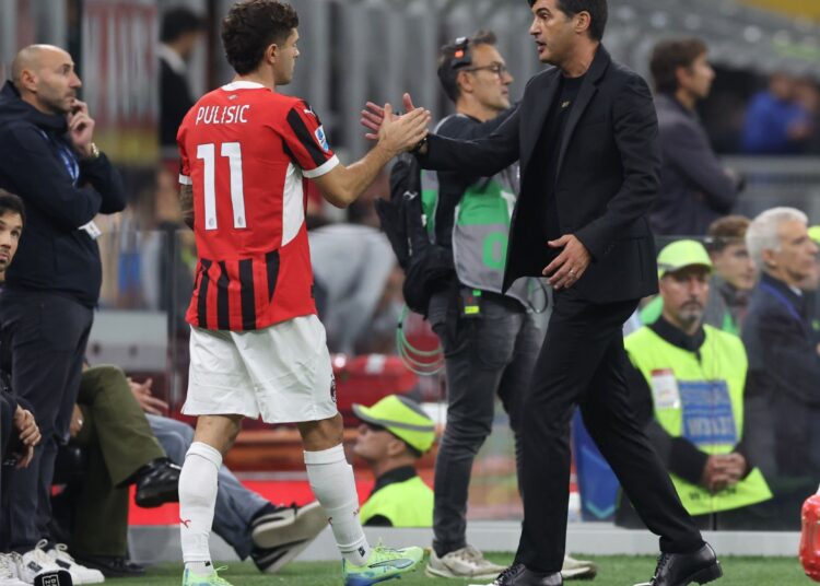 Paulo Fonseca Christian Pulisic AC Milan