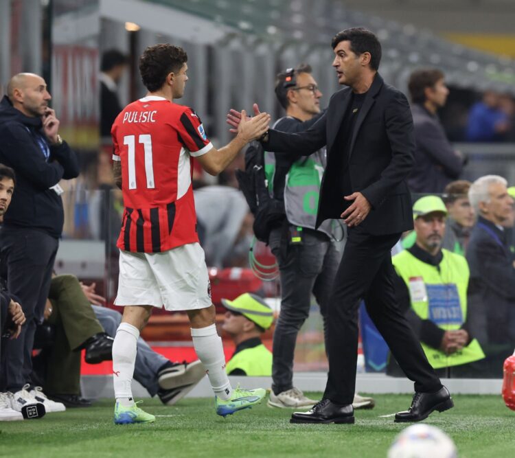 Paulo Fonseca Christian Pulisic AC Milan