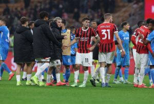 AC Milan players dejected ميلان