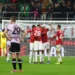 AC Milan players celebrating