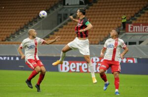 Zlatan Ibrahimovic AC Milan Paletta Giulio Donati AC Monza