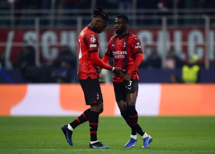 Rafael Leao Fikayo Tomori AC Milan ميلان توموري لياو