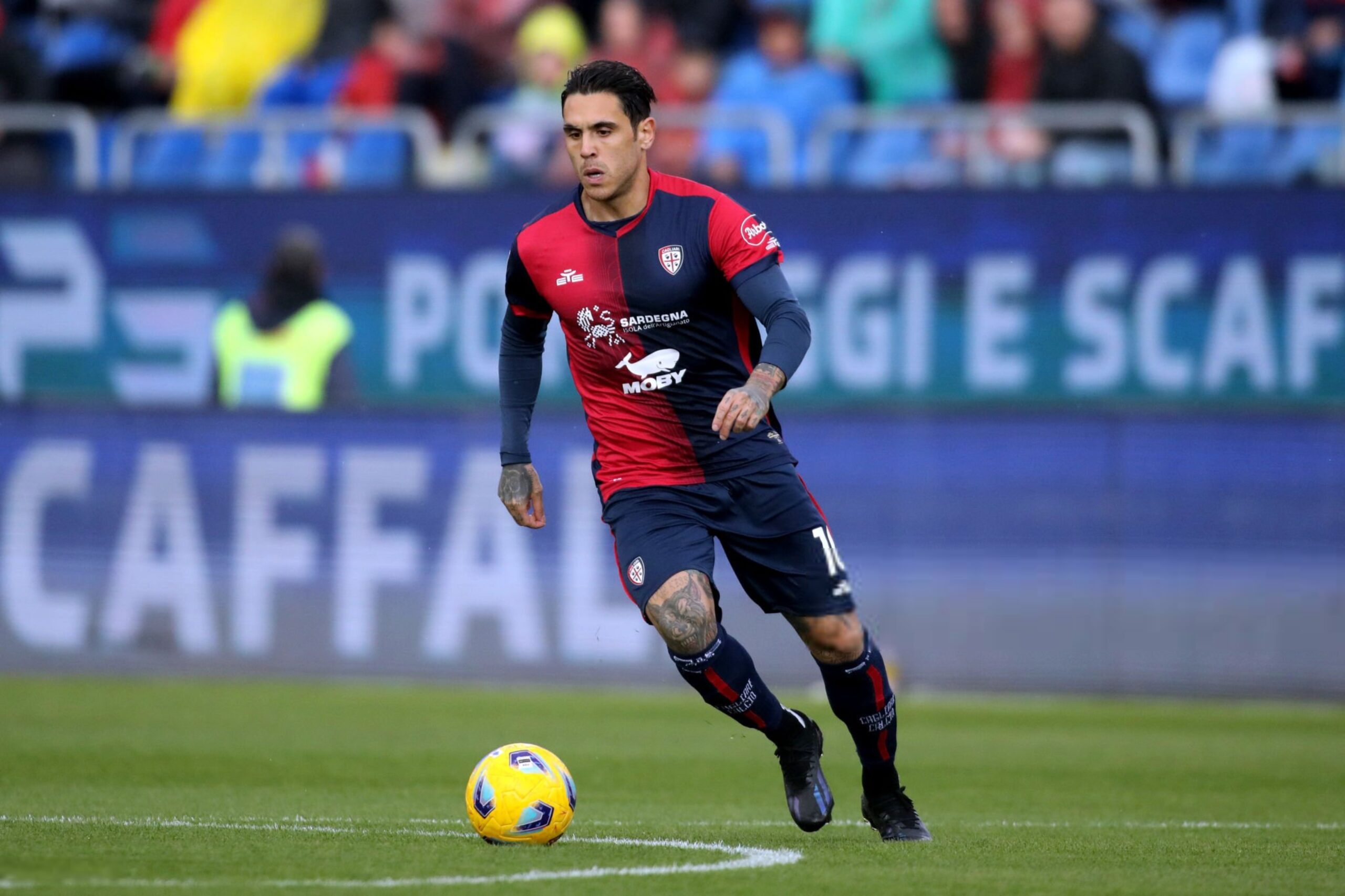 Cagliari's Nicolas Viola 