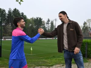 Christian Pulisic AC Milan ميلان بوليسيك إبراهيموفيتش Zlatan Ibrahimovic