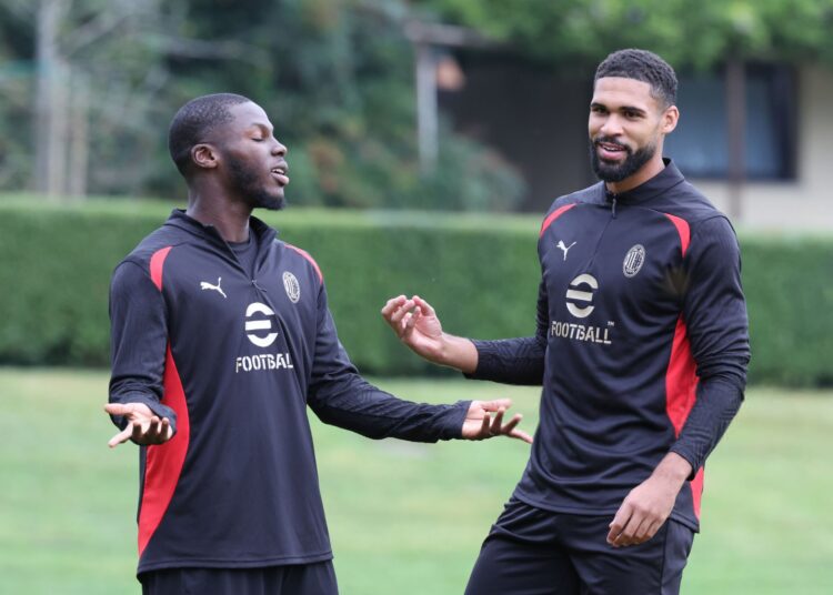 Ruben Loftus-Cheek and Yunus Musah AC Milan ميلان يونس موسى لوفتوس شيك
