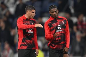 AC Milan Alvaro Morata Rafael Leao موراتا لياو ميلان