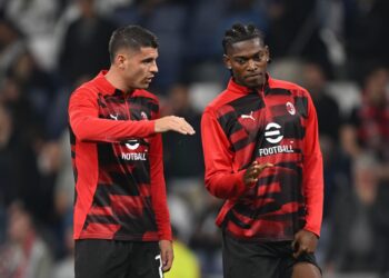 AC Milan Alvaro Morata Rafael Leao موراتا لياو ميلان
