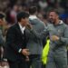 AC Milan's Paulo Fonseca celebrates with his staff after win vs Real Madrid