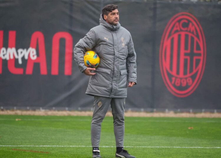Paulo Fonseca of AC Milan فونسيكا ميلان