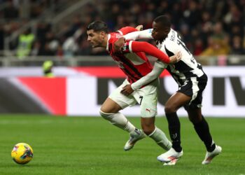 AC Milan's Alvaro Morata vs Juventus