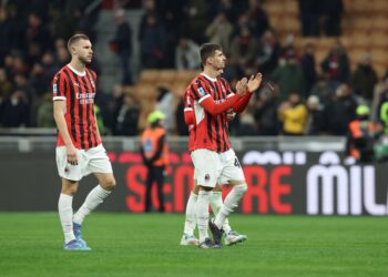 Matteo Gabbia and Strahinja Pavlovic AC Milan ميلا غابيا بافلوفيتش