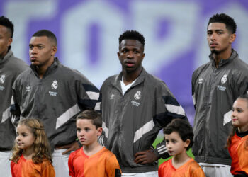 Vinicius Jr, Kylian Mbappé, Jude Bellingham Eder Militao Real Madrid