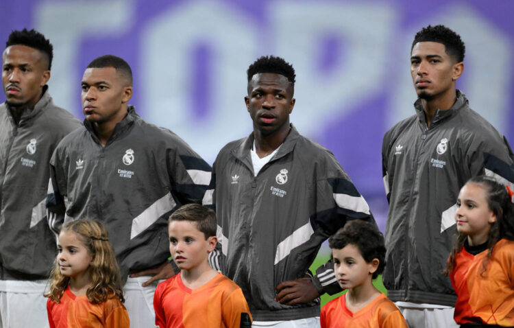 Vinicius Jr, Kylian Mbappé, Jude Bellingham Eder Militao Real Madrid