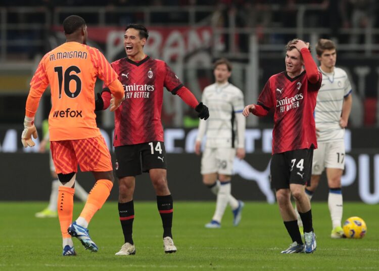 Tijjani Reijnders Mike Maignan AC Milan رايندرز مينيون ميلان