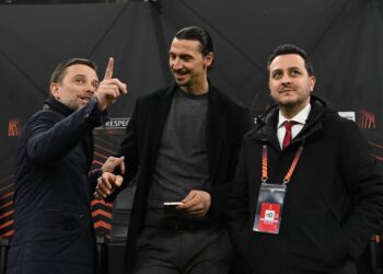 Giorgio Furlani Zlatan Ibrahimovic Antonio D'Ottavio AC Milan ميلان فورلاني إبراهيموفيتش دوتافيو