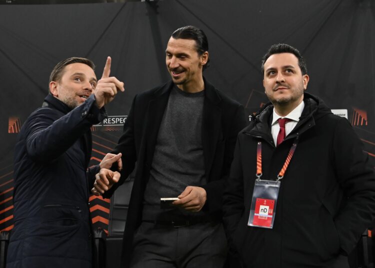 Giorgio Furlani Zlatan Ibrahimovic Antonio D'Ottavio AC Milan ميلان فورلاني إبراهيموفيتش دوتافيو