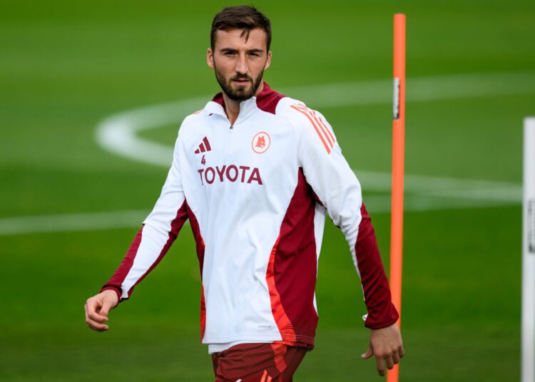 Bryan Cristante of AS Roma كريستانتي روما