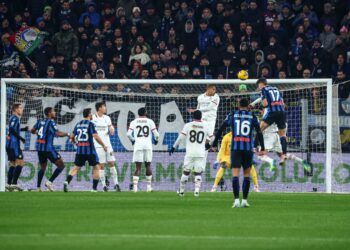 Atalanta's Charles De Ketelaere scores vs AC Milan