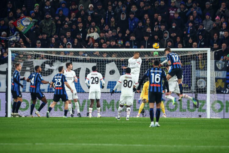 Atalanta's Charles De Ketelaere scores vs AC Milan
