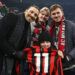 Vinnie with Zlatan Ibrahimovic of AC Milan