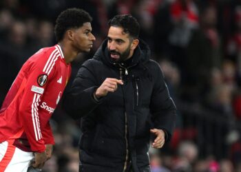Marcus Rashford Ruben Amorim Manchester United راشفورد أموريم
