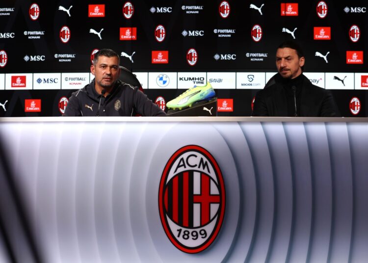 AC Milan Sergio Conceicao Zlatan Ibrahimovic كونسيساو إبراهيموفيتش ميلان