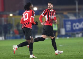 Rafael Leao and Theo Hernandez AC Milan ميلان ثيو لياو