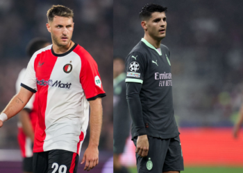 Alvaro Morata Milan ميلان موراتا Santiago Gimenez خيمينيز