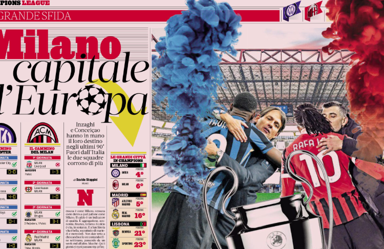 Gazzetta: Milan and Inter in Champions League – How much the clubs will earn