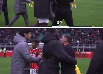 Argument and tension between Conceicao and Calabria after win vs Parma
