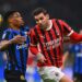 Theo Hernandez AC Milan Denzel Dumfries Inter ثيو دومفريس ميلان إنتر
