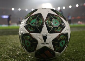 Champions League ball view