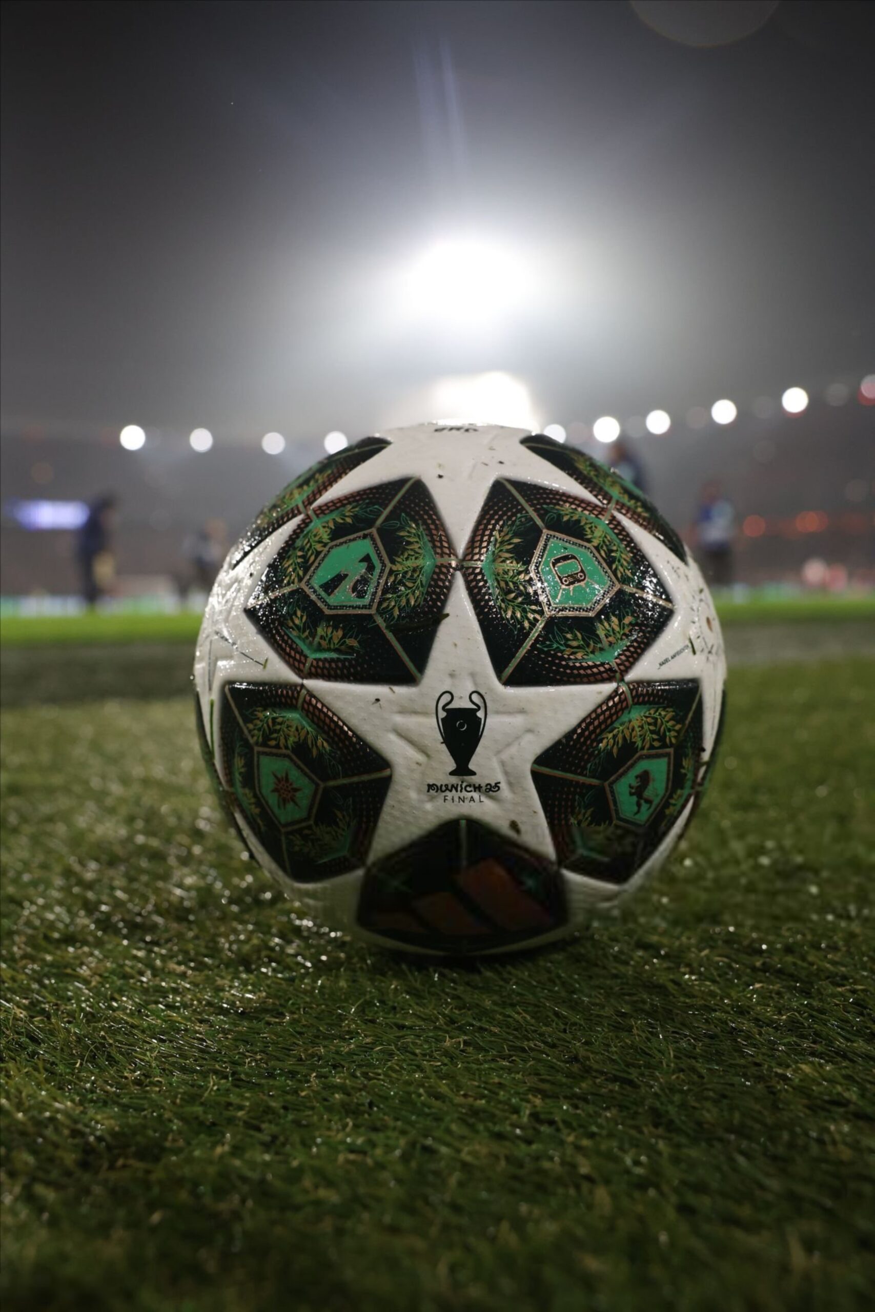 Champions League ball view