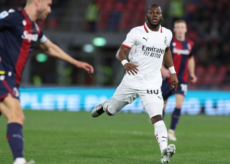 Yunus Musah of AC Milan ميلان يونس موسى