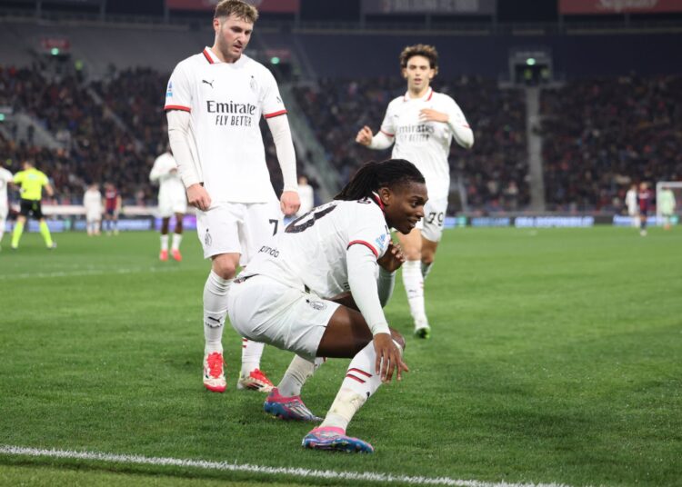 Rafael Leao Santiago Gimenez AC Milan لياو خيمينيز ميلان