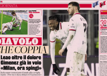 Gazzetta: Milan’s Leao beyond the pain and Gimenez already flying
