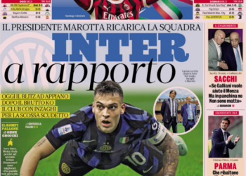 Gazzetta front page: “Milan seeks a comeback against Feyenoord”