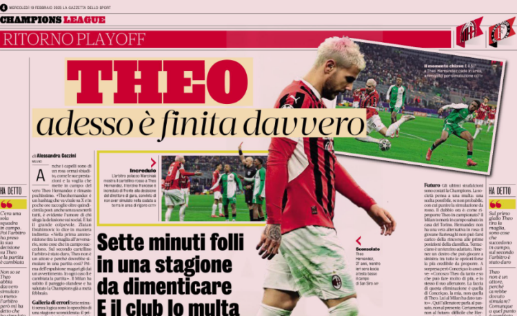 Gazzetta: Theo, now it’s really over