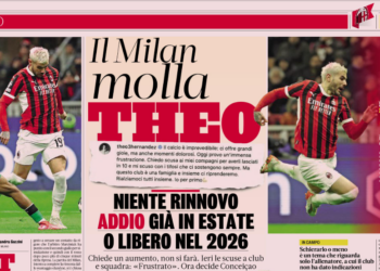Gazzetta: No renewal planned for Theo – End of story with Milan this summer?