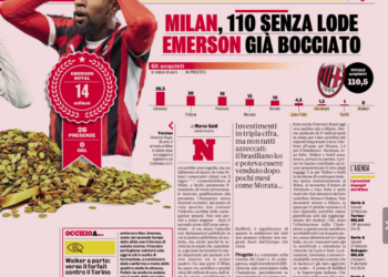 Gazzetta: Milan spent 110 million euros, but without glory