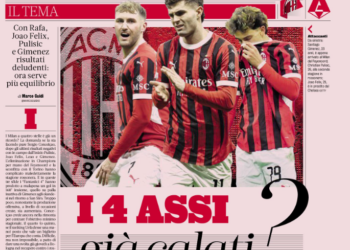 Gazzetta: Milan changes course: Leao, the super wildcard from the bench