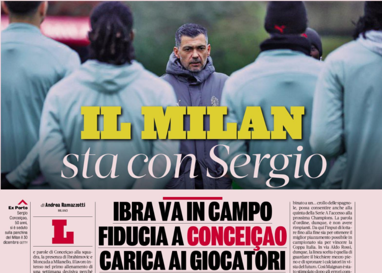 Gazzetta: AC Milan stands with Sergio Conceicao