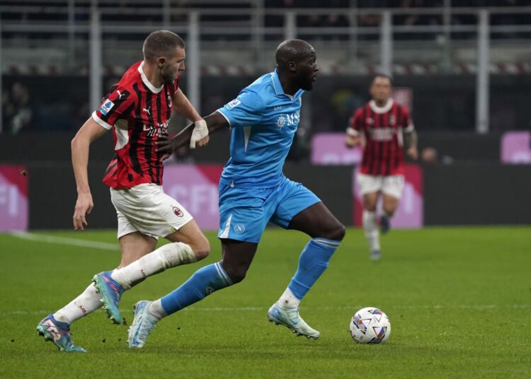 Romelu Lukaku Napoli Strahinja Pavlovic Milan نابولي لوكاكو بافلوفيتش ميلان