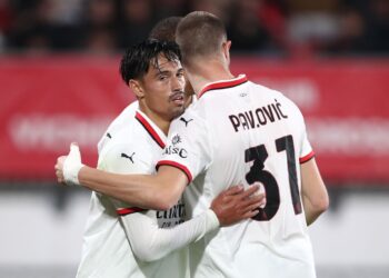 Tijjani Reijnders Strahinja Pavlovic AC Milan ميلان رايندرز بافلوفيتش