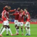 AC Milan players celebrate ميلان