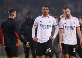 Malick Thiaw Strahinja Pavlovic AC Milan ميلان بافلوفيتش تشاو