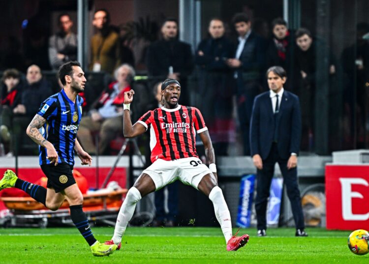 Tammy Abraham AC Milan Hakan Calhanoglu Inter ميلان أبراهام تشالهانوغلو إنتر