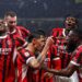 AC Milan players celebrate ميلان